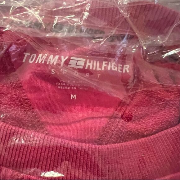 🆕 Tommy Hilfiger Sport Women’s Fuschia Sweatshirt size M - Picture 10 of 12